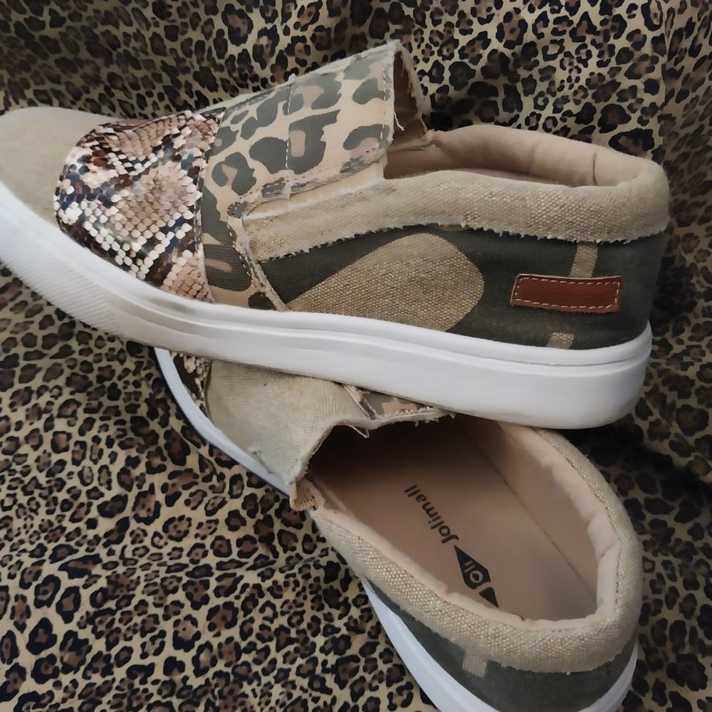 2556 Size 10 Jolimall Multi Colored Shoes - Picture 4 of 5